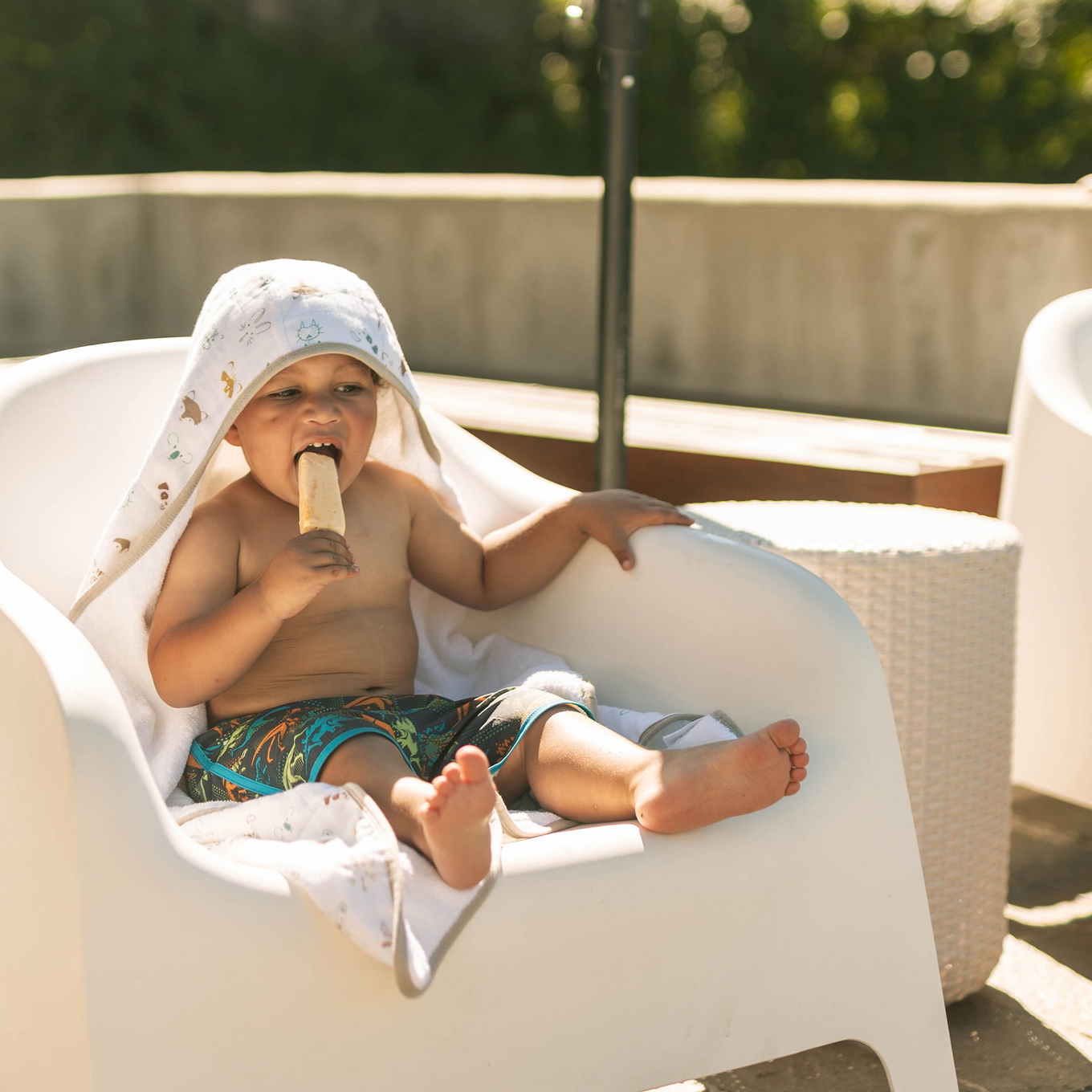 Kapuzenhandtuch Animal Crowd 4