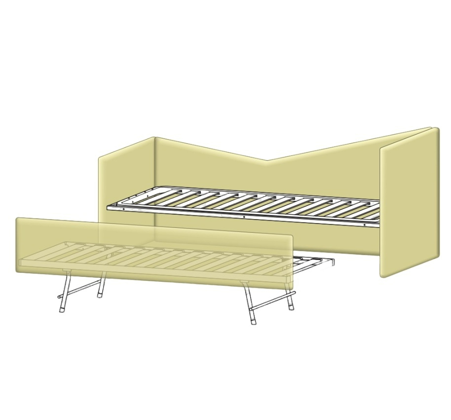 Sofabett Valley mit Ausziehbett 2