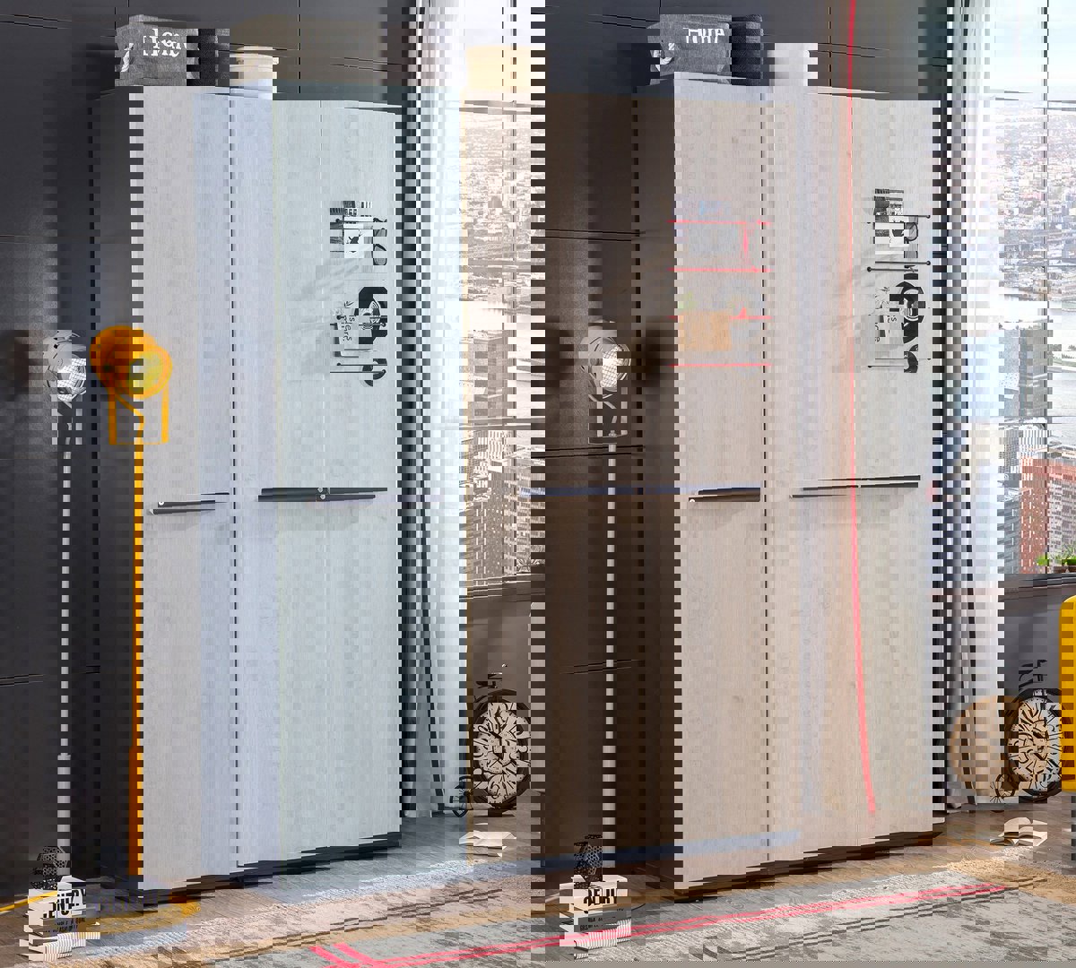 Kleiderschrank Trio 1-türig 4