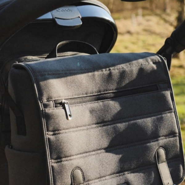 Wickeltasche Peach 7 Black 2