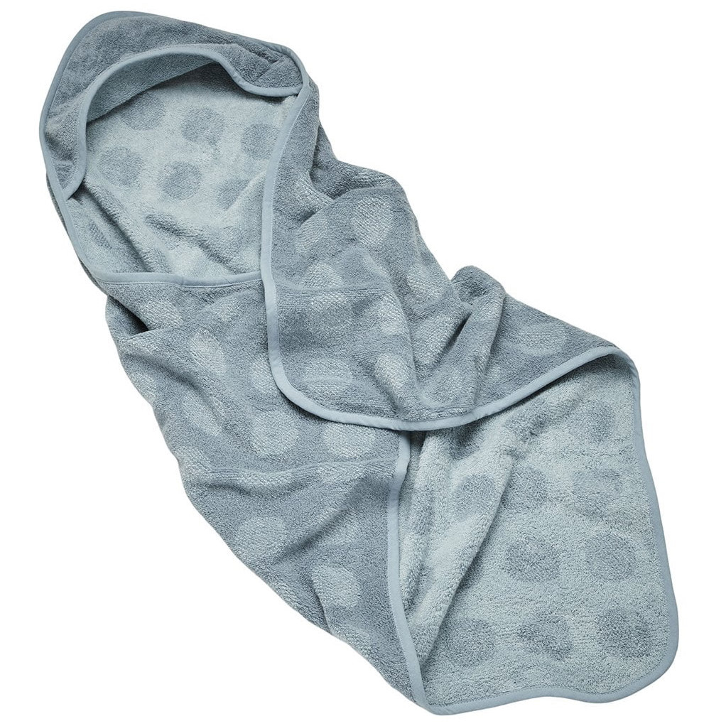 Badetuch mit Kapuze Leander Blueberry