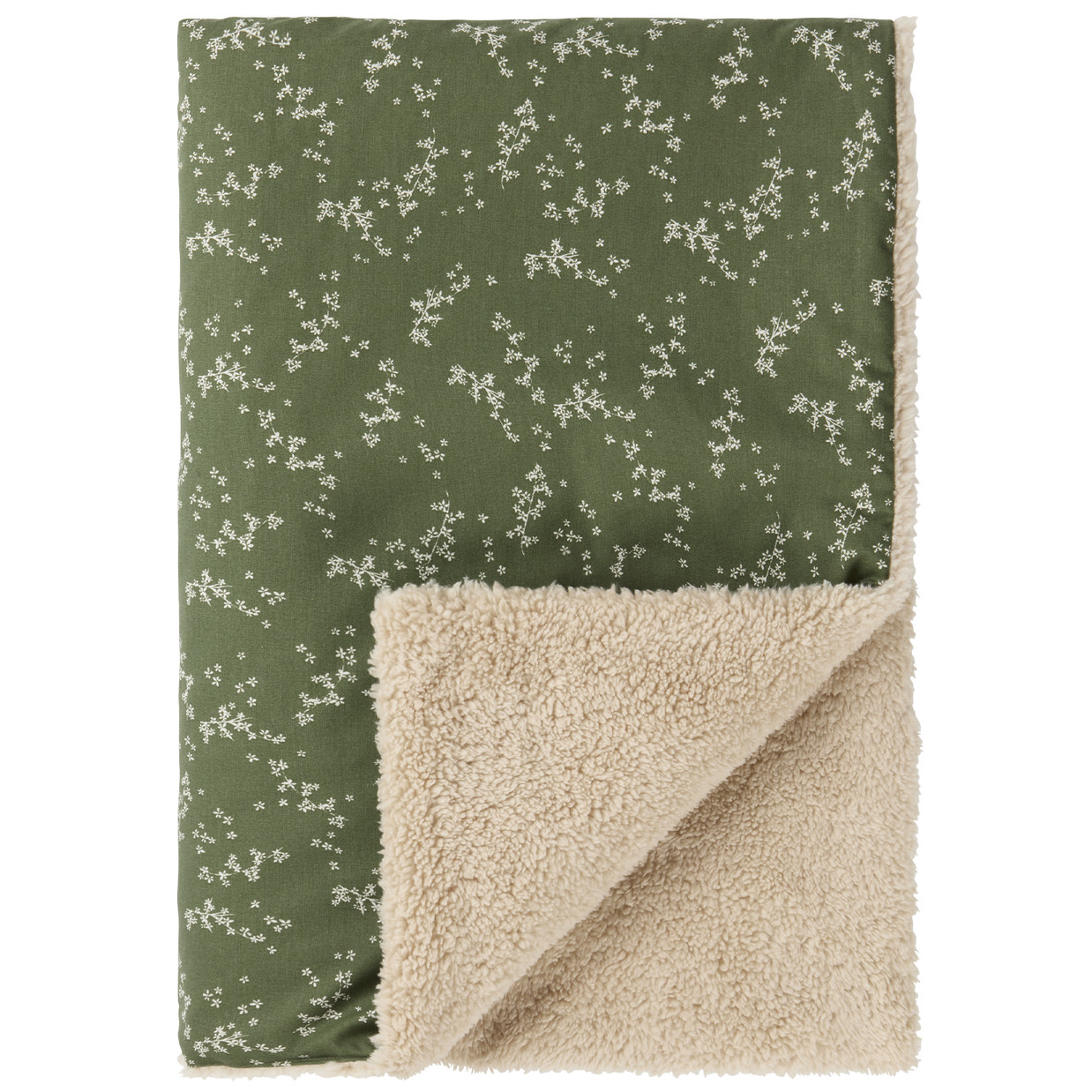 Babydecke Stories Winter Green Jasmine