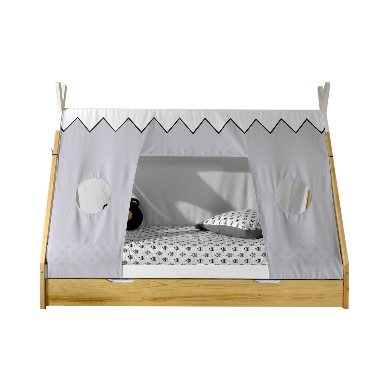 Tipibett Zelt inkl. Ausziehkasten & Stoffdach