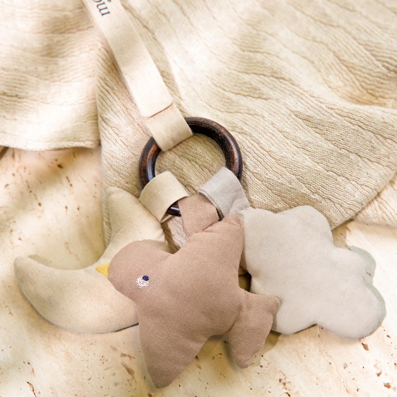 Greifling Vogel Sterne Mond 4