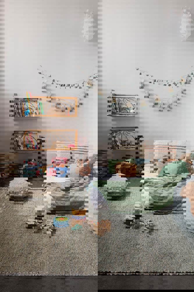 Wendeteppich Twin Blau, L 3