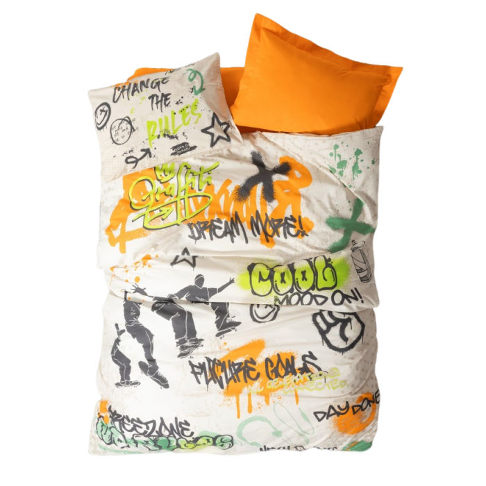 Bettwäsche Graffiti