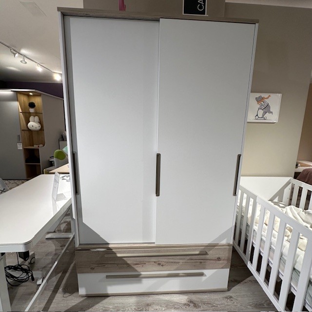 Kleiderschrank Carlo mit Schiebetüren Schmal #2