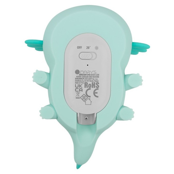 Lampe Axolotl Blau 7