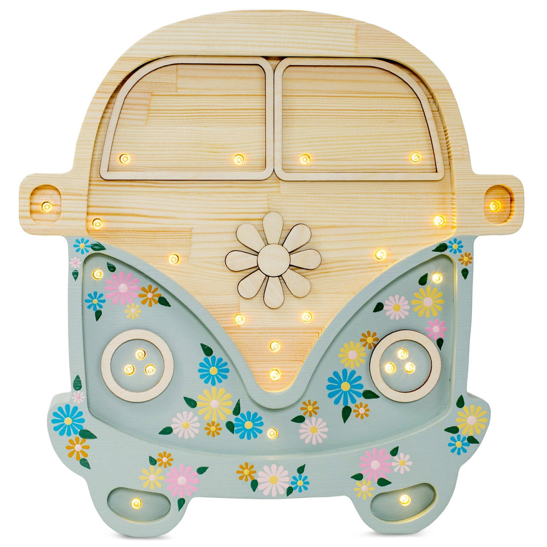 Nachtlampe Van Flower Power