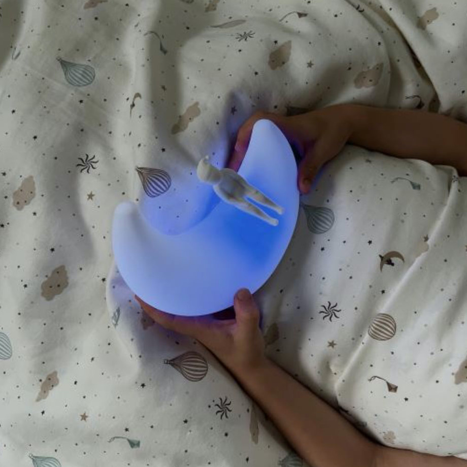 Nachtlicht Mond Rosa 8