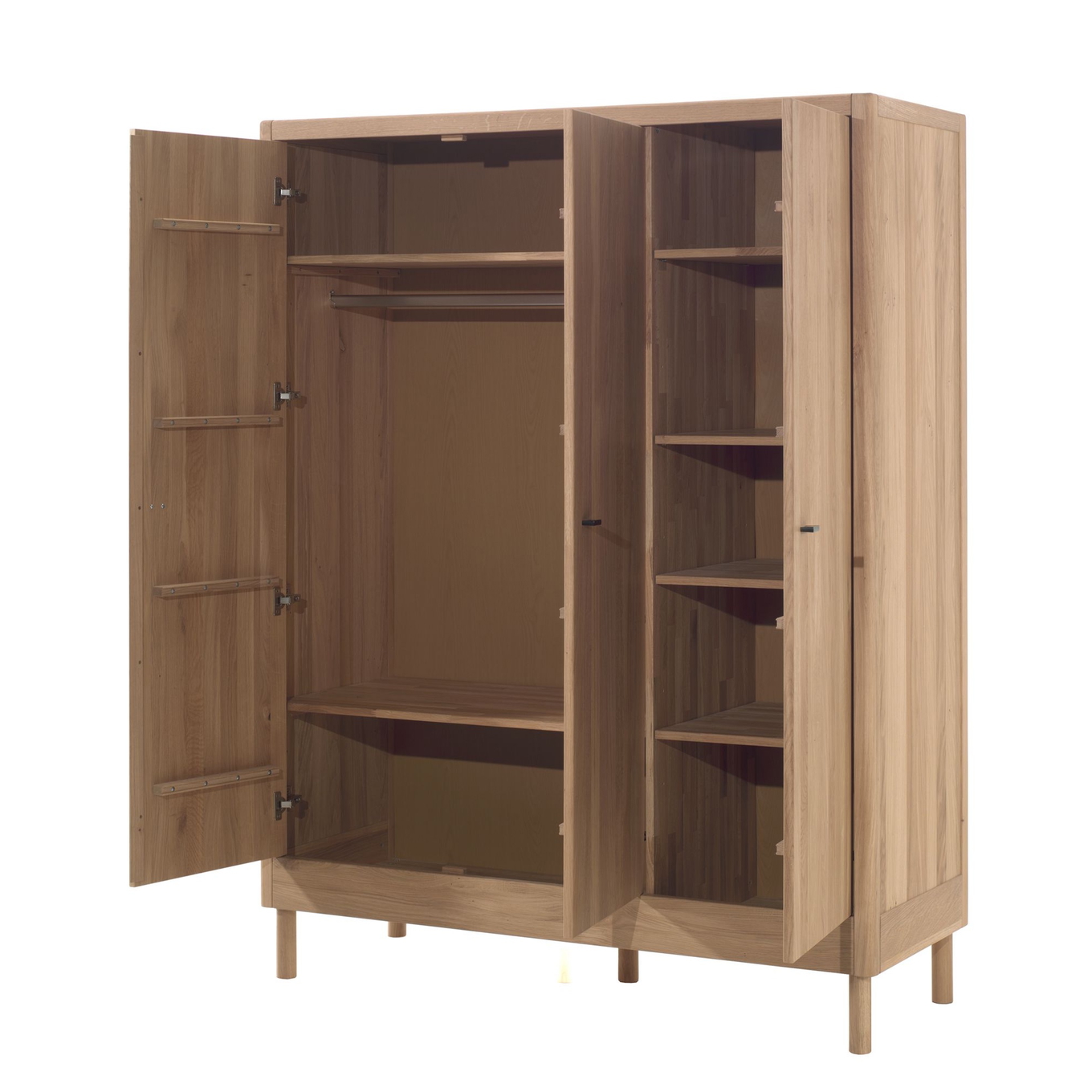 Kleiderschrank Forrest 3-türig Holz 3