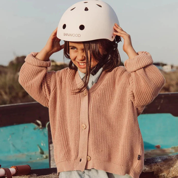 Klassischer Helm Rosa 48-52 cm 2