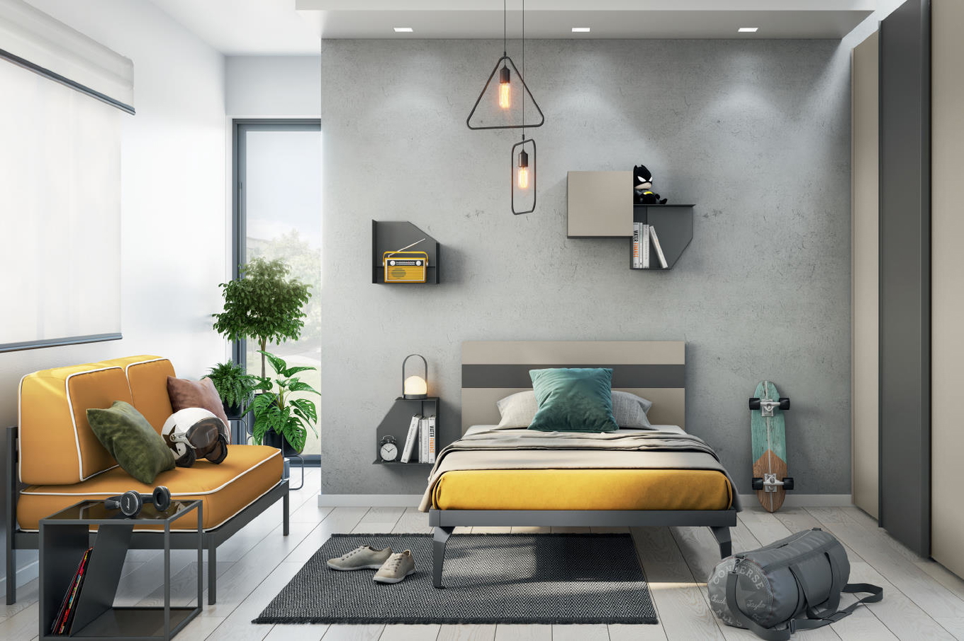 Kinderzimmer Bloom Surf Set 9