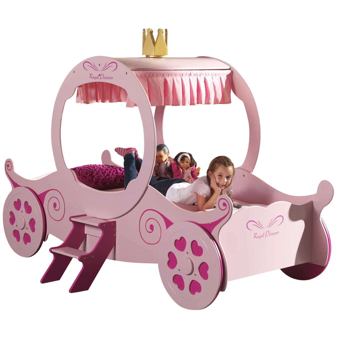 Kutschenbett Rosa 1