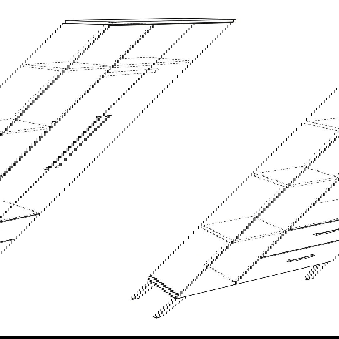 Kleiderschrank Oscar 3-türig mit Schubladen 3