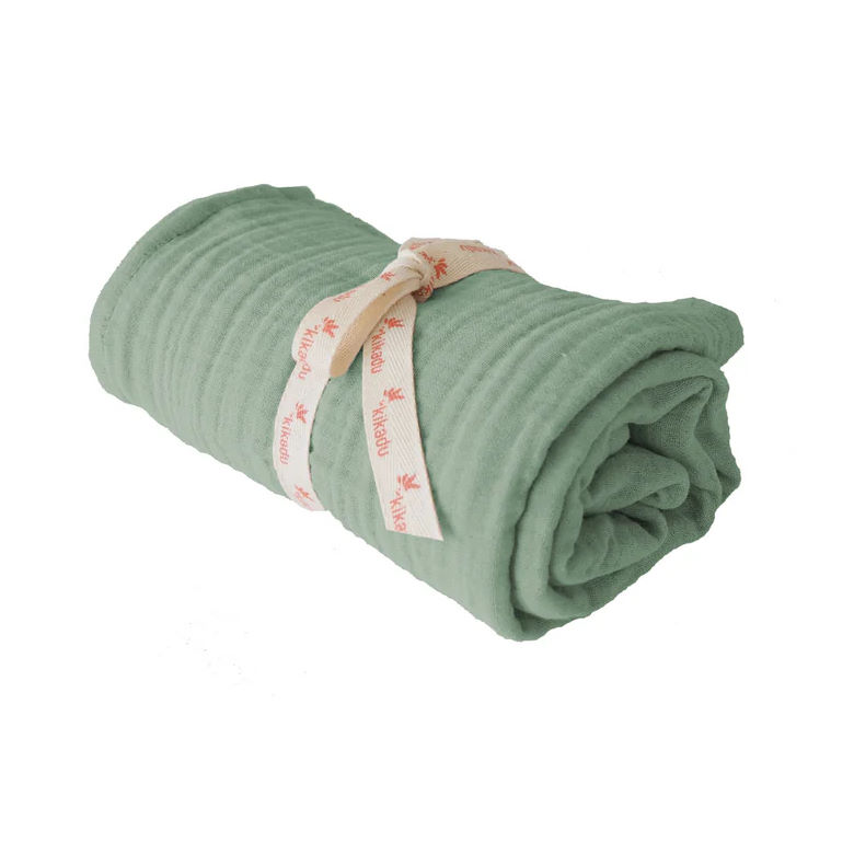 Tuch Muslin Klein Grün 1