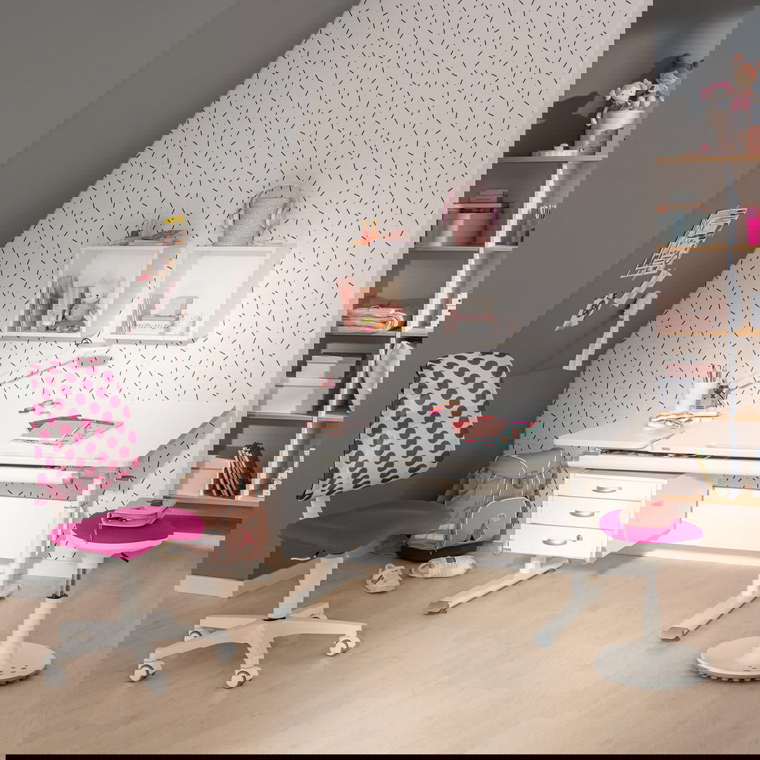 Bürostuhl Sino 2  Brombeere/Dots 4