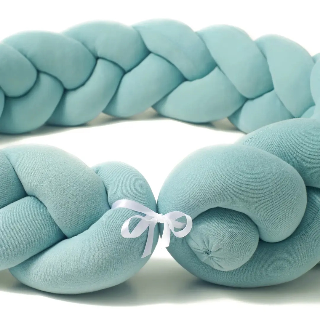 Bettschlange Geflochten Mint Jersey 9