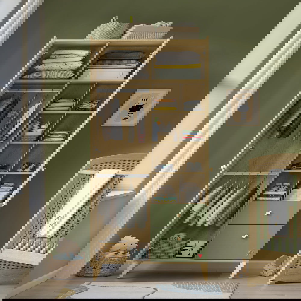 Kleiderschrank Loof 2-türig 3