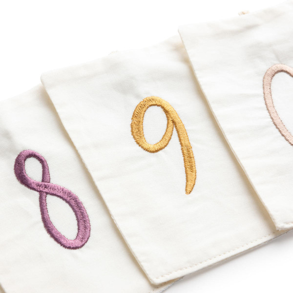 Girlande Geburtstagsfahne Blau 3