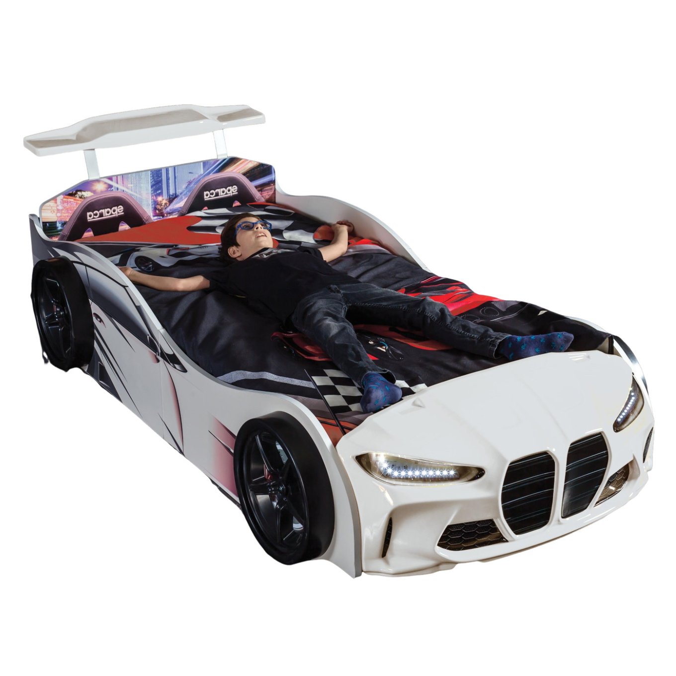 Autobett GT Racer Weiss 1