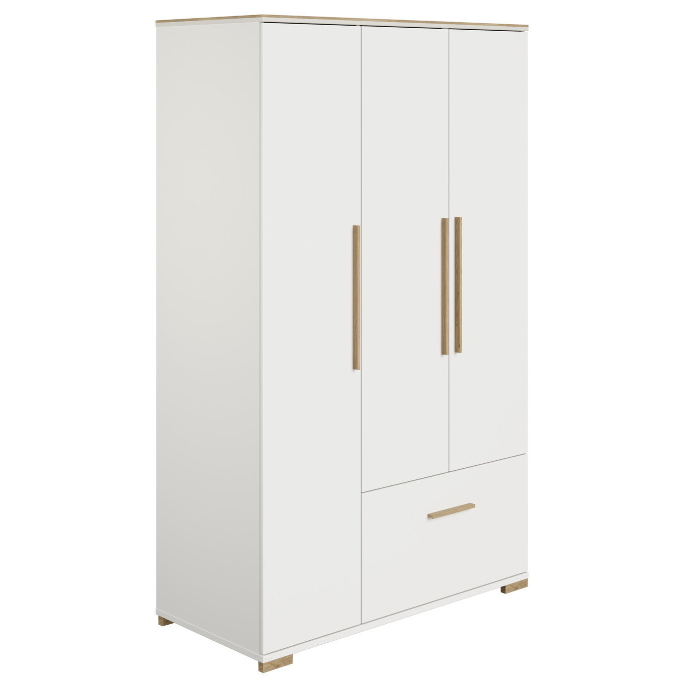 Kleiderschrank Enie 3-türig mit Schublade