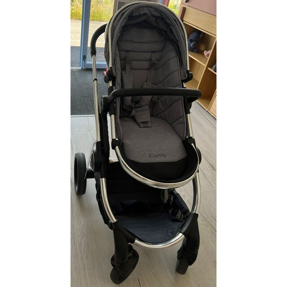 Kinderwagen Peach Combo Grey Check 3