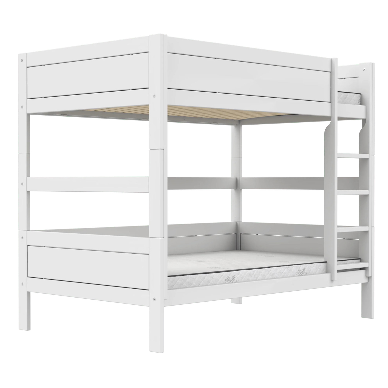 Etagenbett Lifetime 120 Weiss, Rollrost