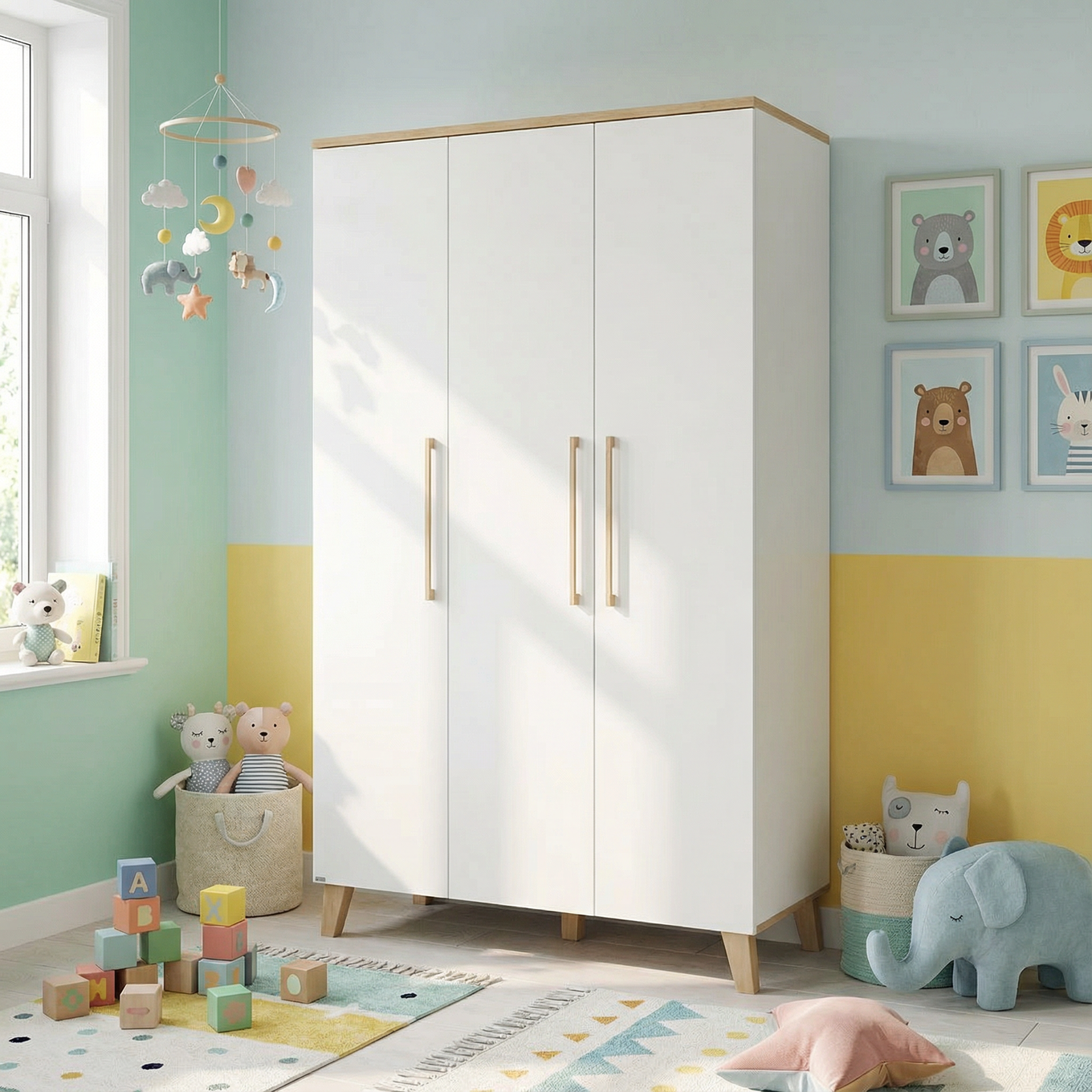 Kleiderschrank Oscar 3-türig #2