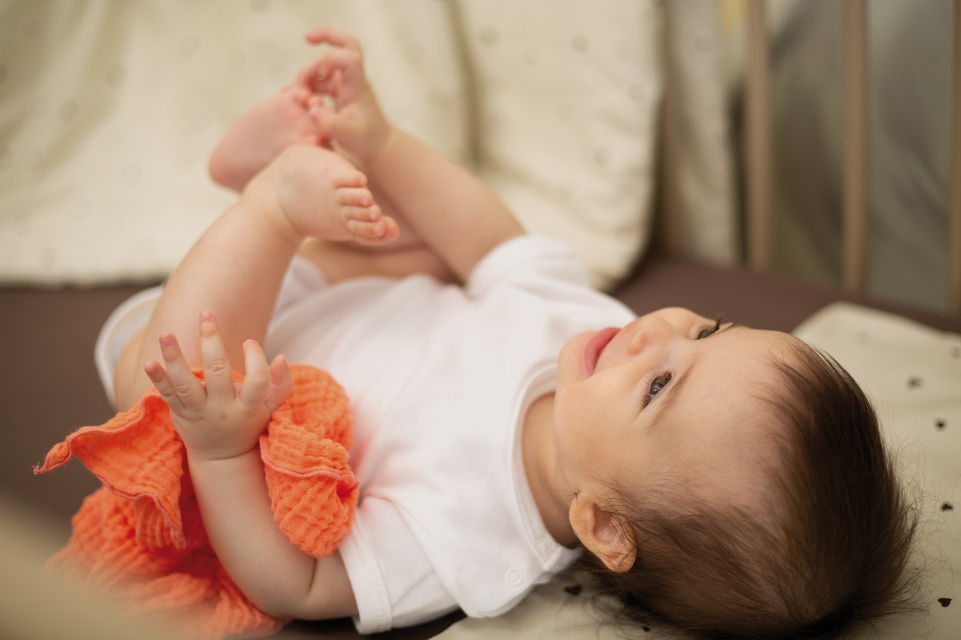 Gaze Spucktuch Uni Orange 3