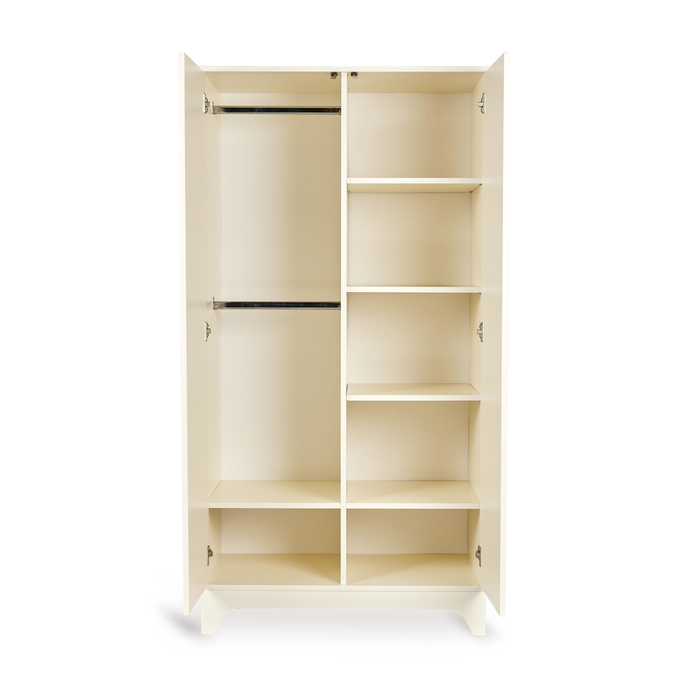 Kleiderschrank Tsugi Creme, 2-türig 3