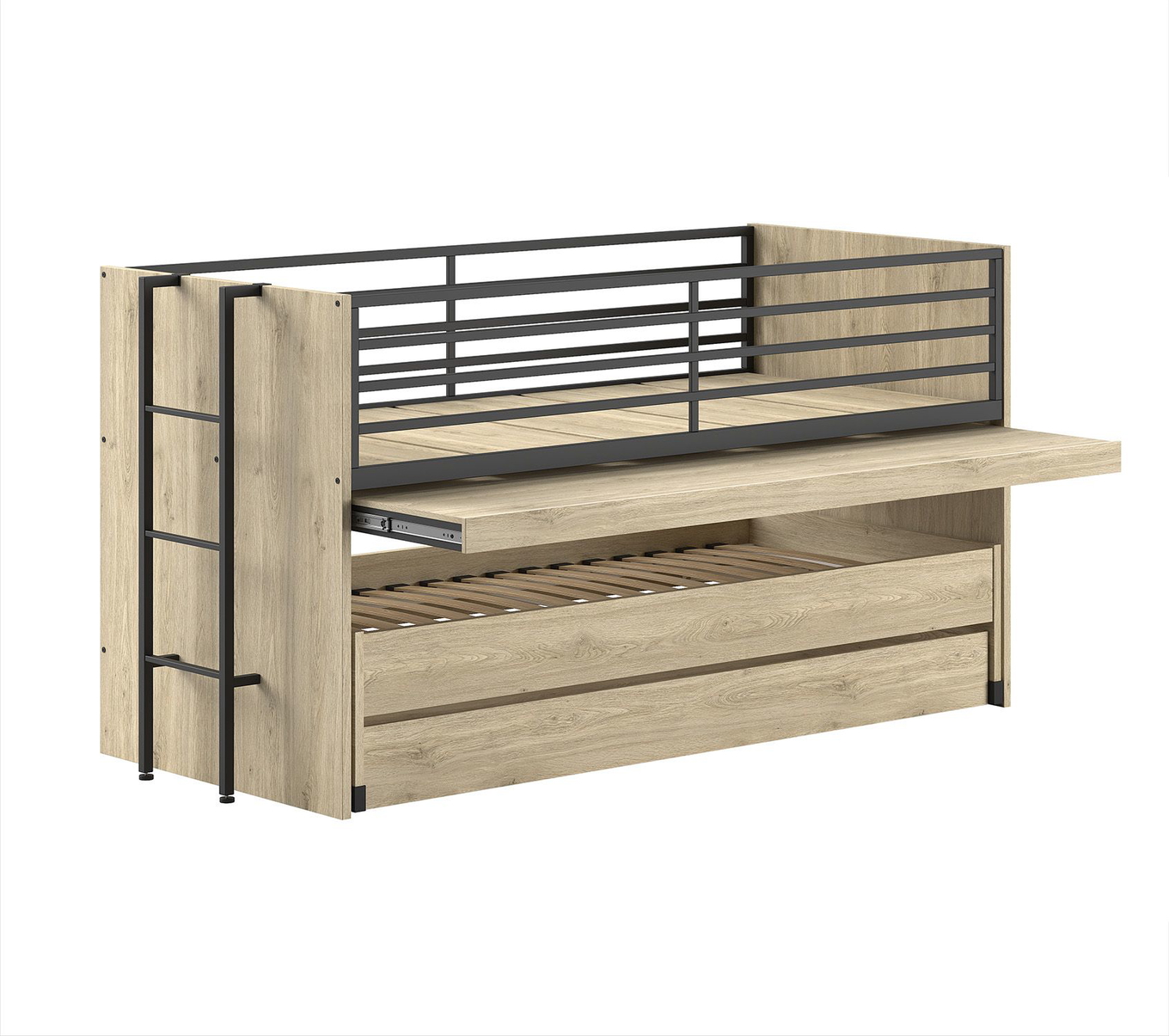 Etagenbett Sam mit viel Funktion Holz 5