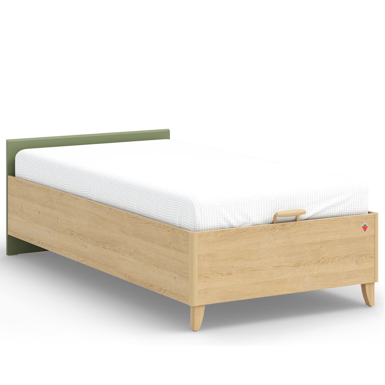 Bett Loof ohne Kopfteil, mit Stauraum, 100 x 200 cm