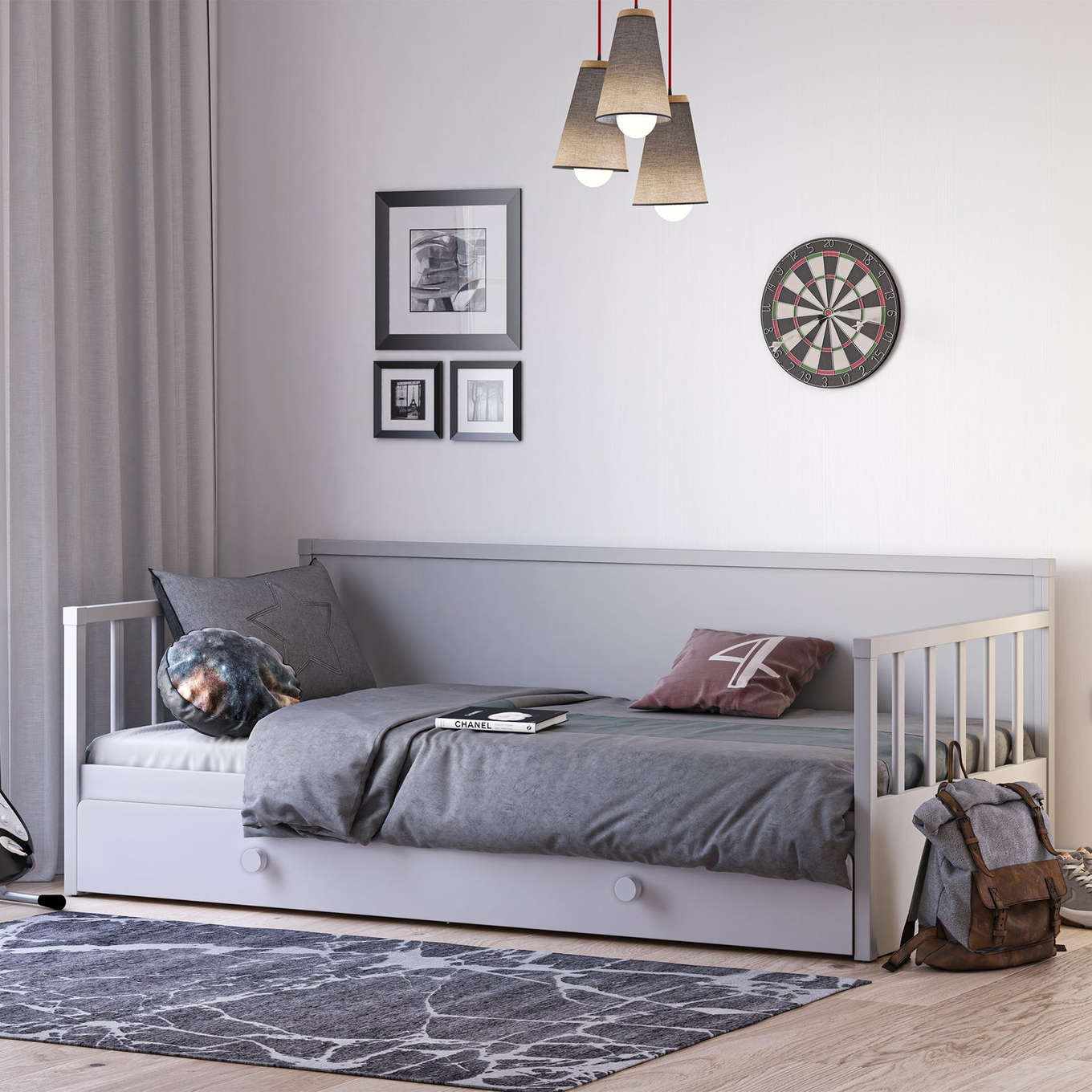 Bett Mino Day mit Ausziehkasten 3