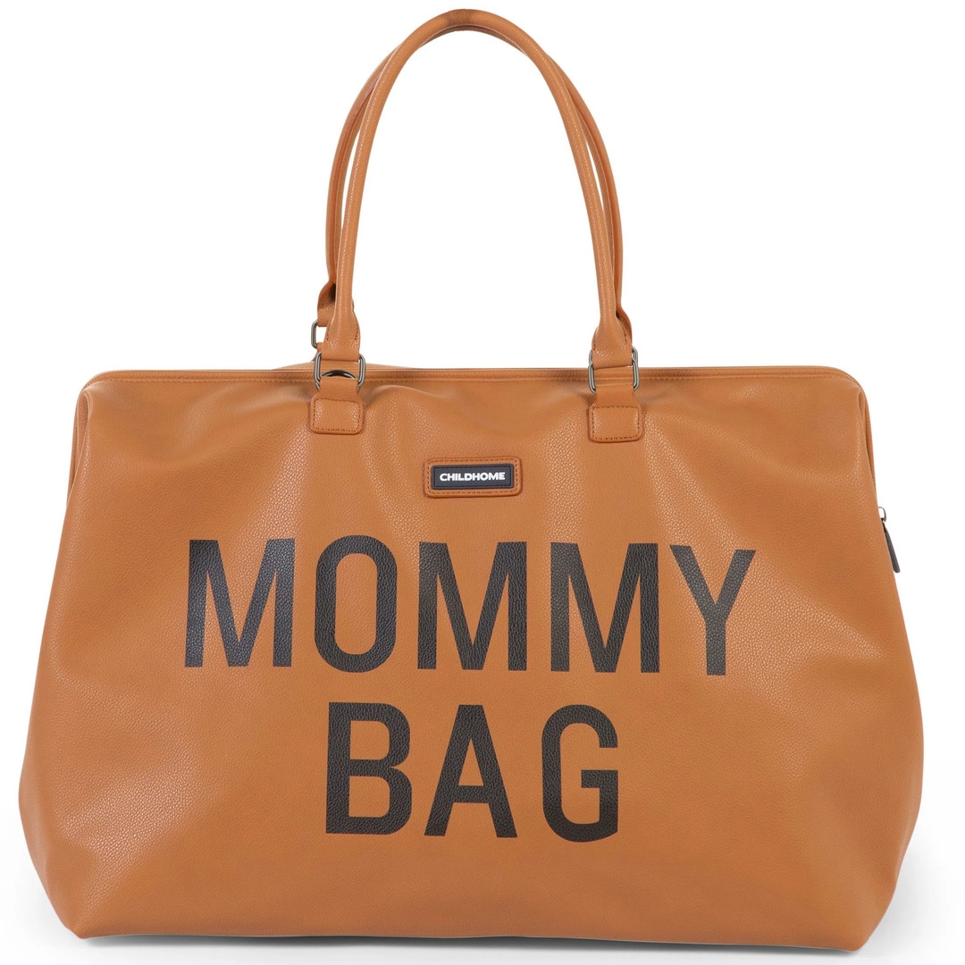 Mommy Bag Lederlook Braun 1