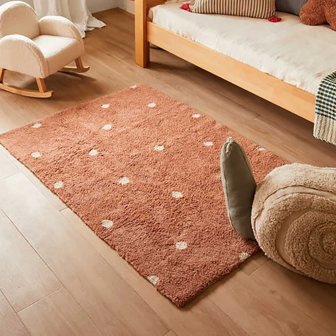 Teppich Mini Dot Braun #2