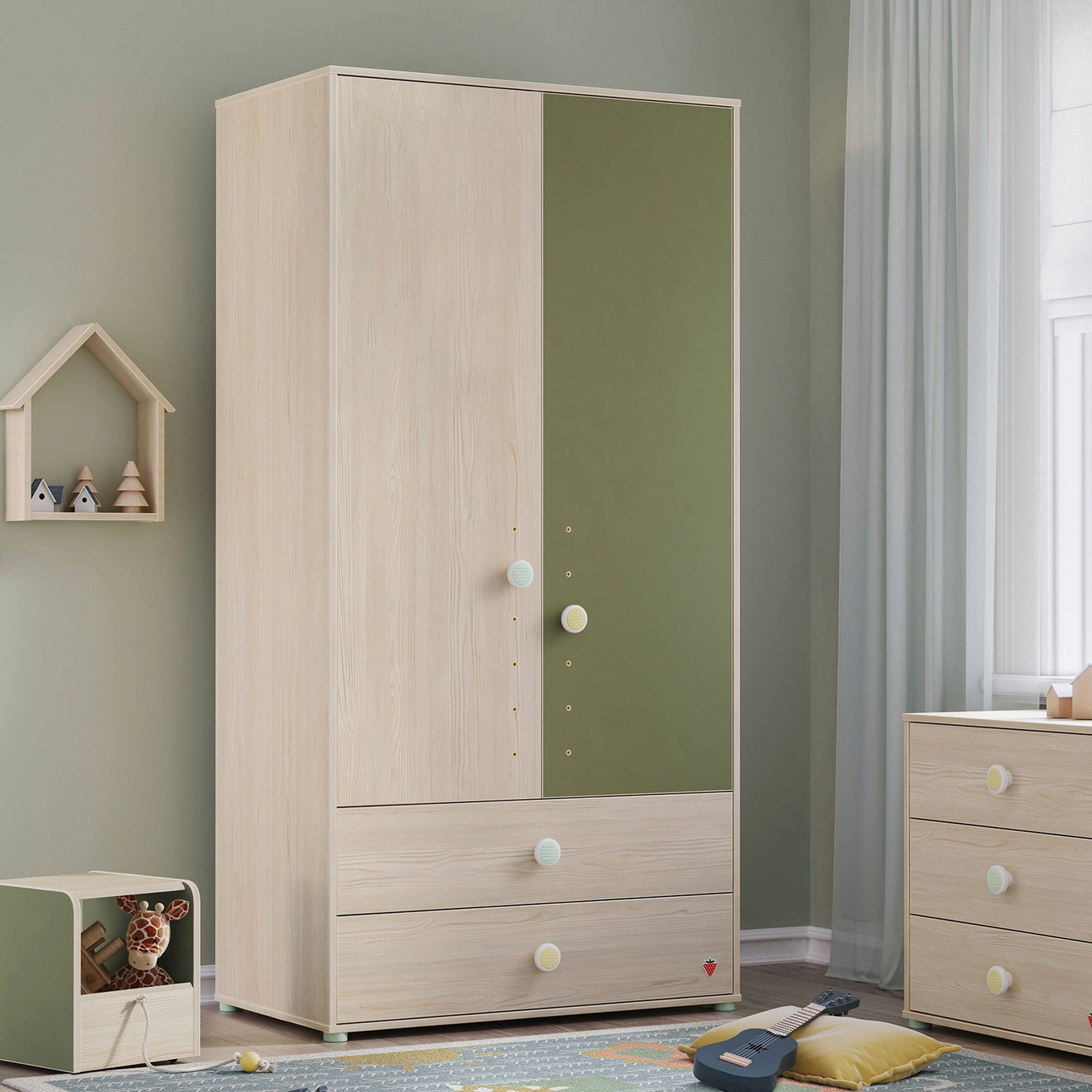 Kinderzimmer Montes Set Natur 2