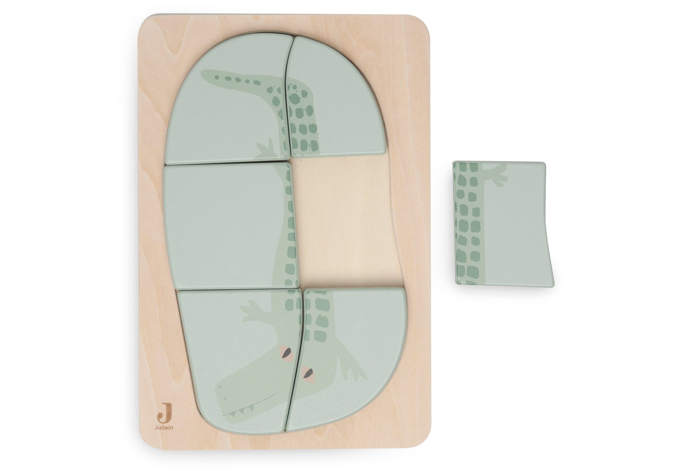 Puzzle aus Holz Krokodil 4