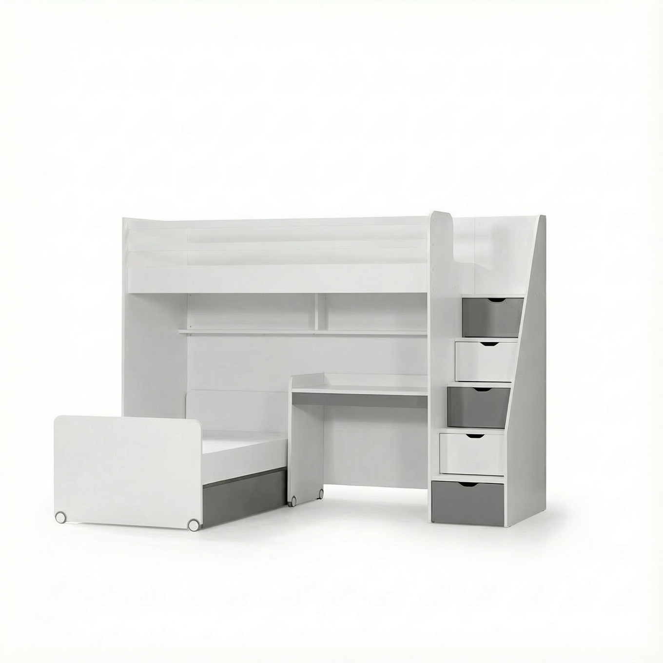 Hochbett Neo Set Grau, Set 3