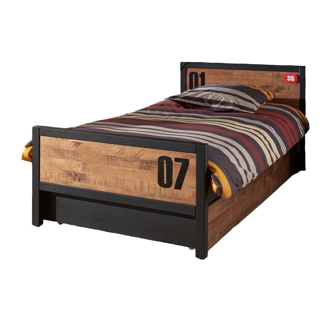 Bett Alex inkl. Ausziehkasten