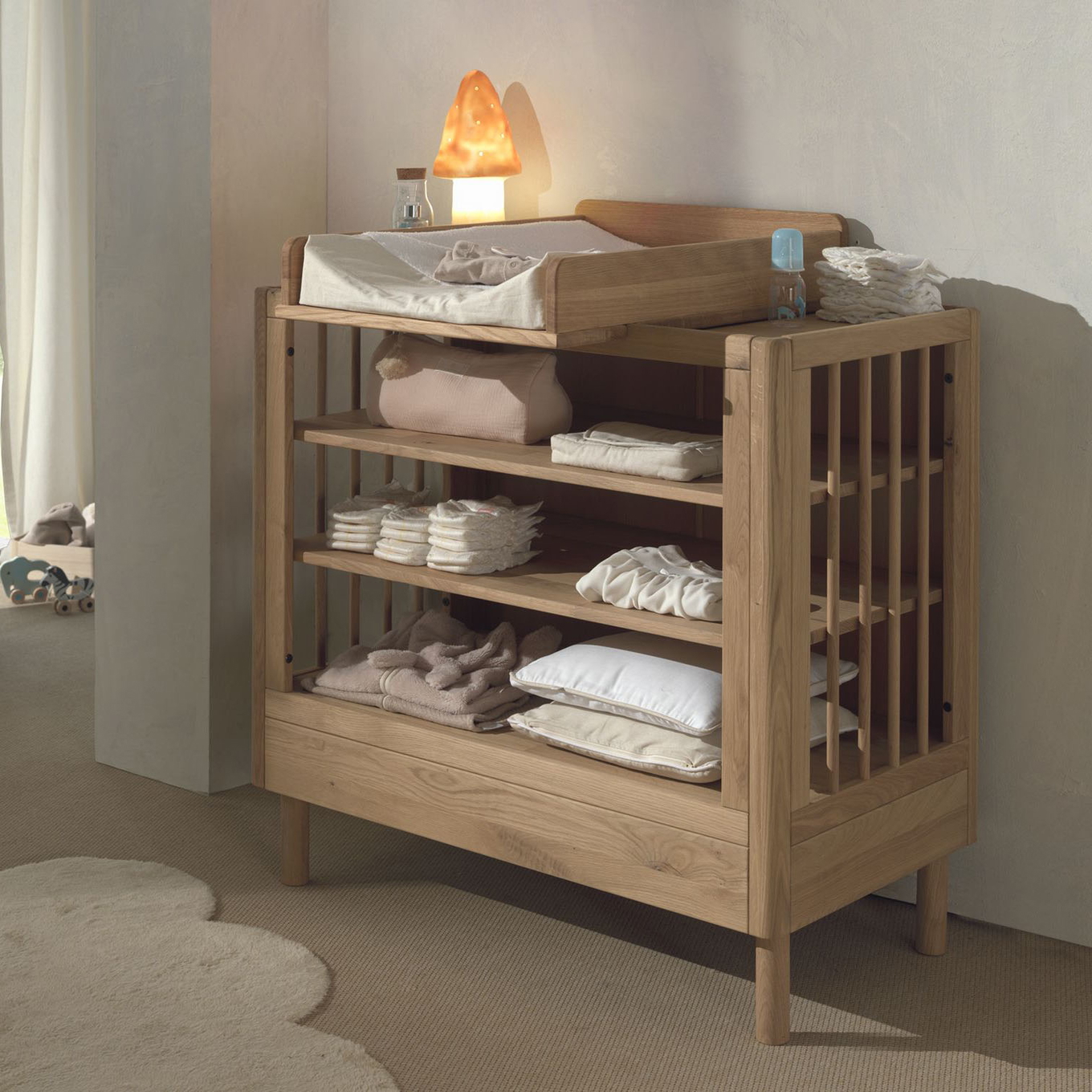 Babyzimmer Forrest Eiche 3-teilig Set C 5