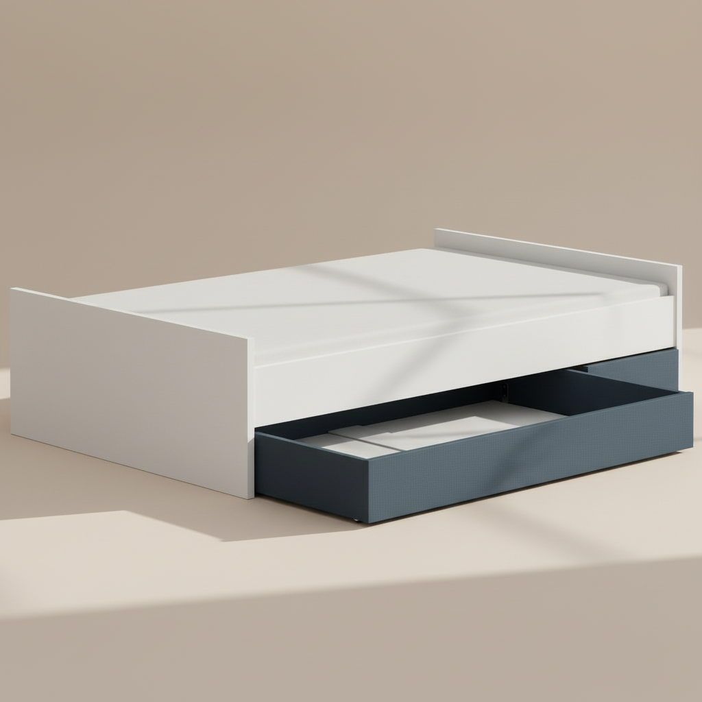 Bettschublade 3/4 Little Flo Blau 3