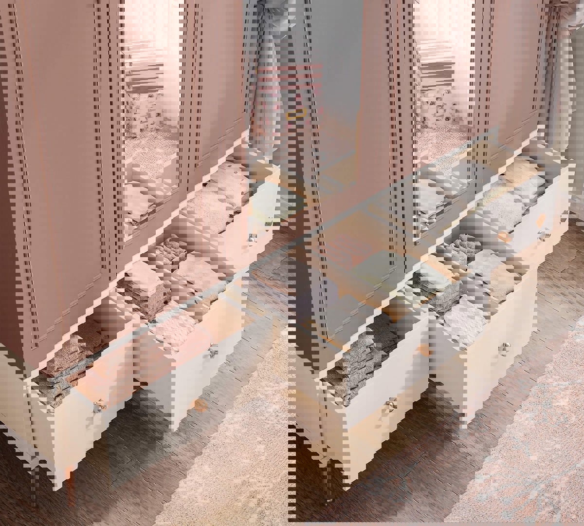 Kleiderschrank Elegance 3-türig mit Spiegel 5