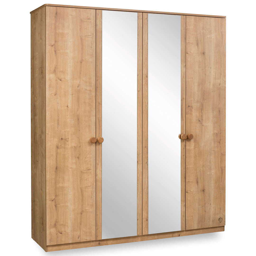 Kleiderschrank Mocha 4-türig