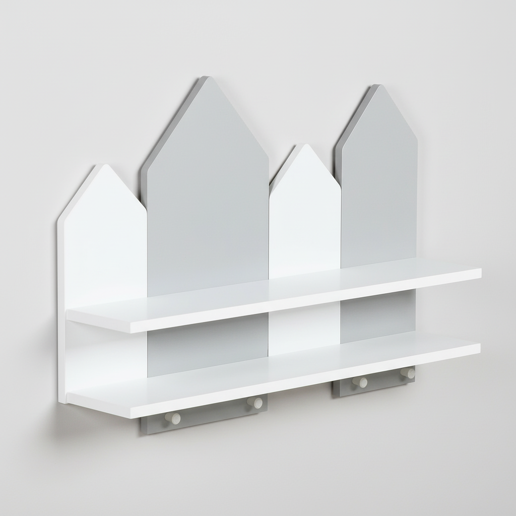 Wandregal Bird House 3