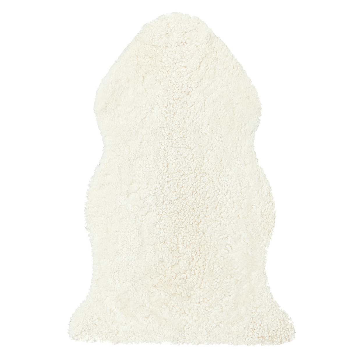 Lammfell weiss leicht gekraust