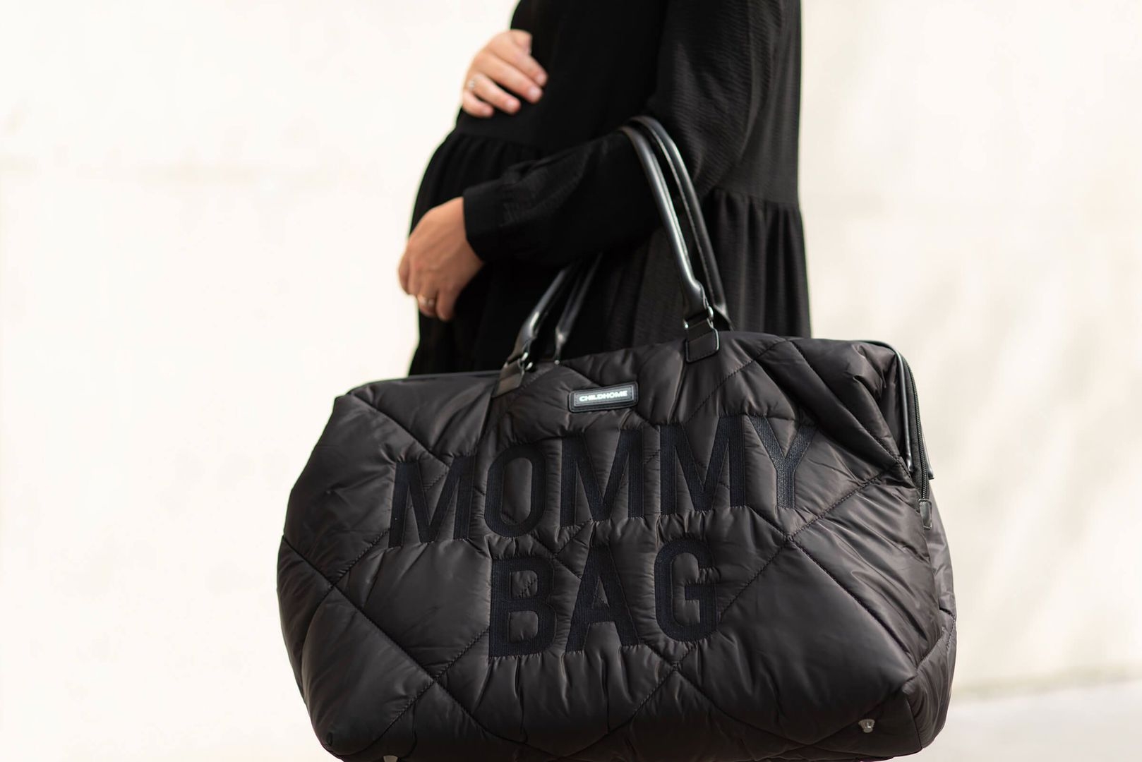 Mommy Bag Gesteppt Schwarz 17