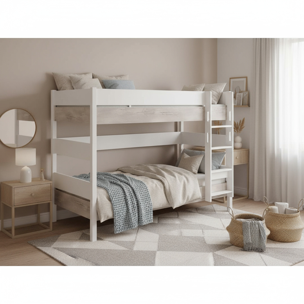 Etagenbett Kira Nautik mit gerader Leiter, 120 x 200 cm 5