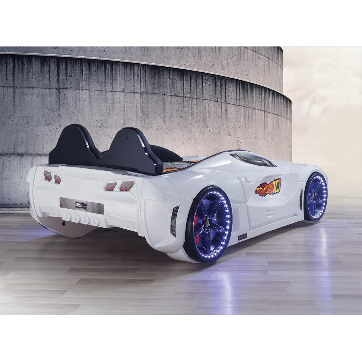 Autobett Turbo Weiss 4