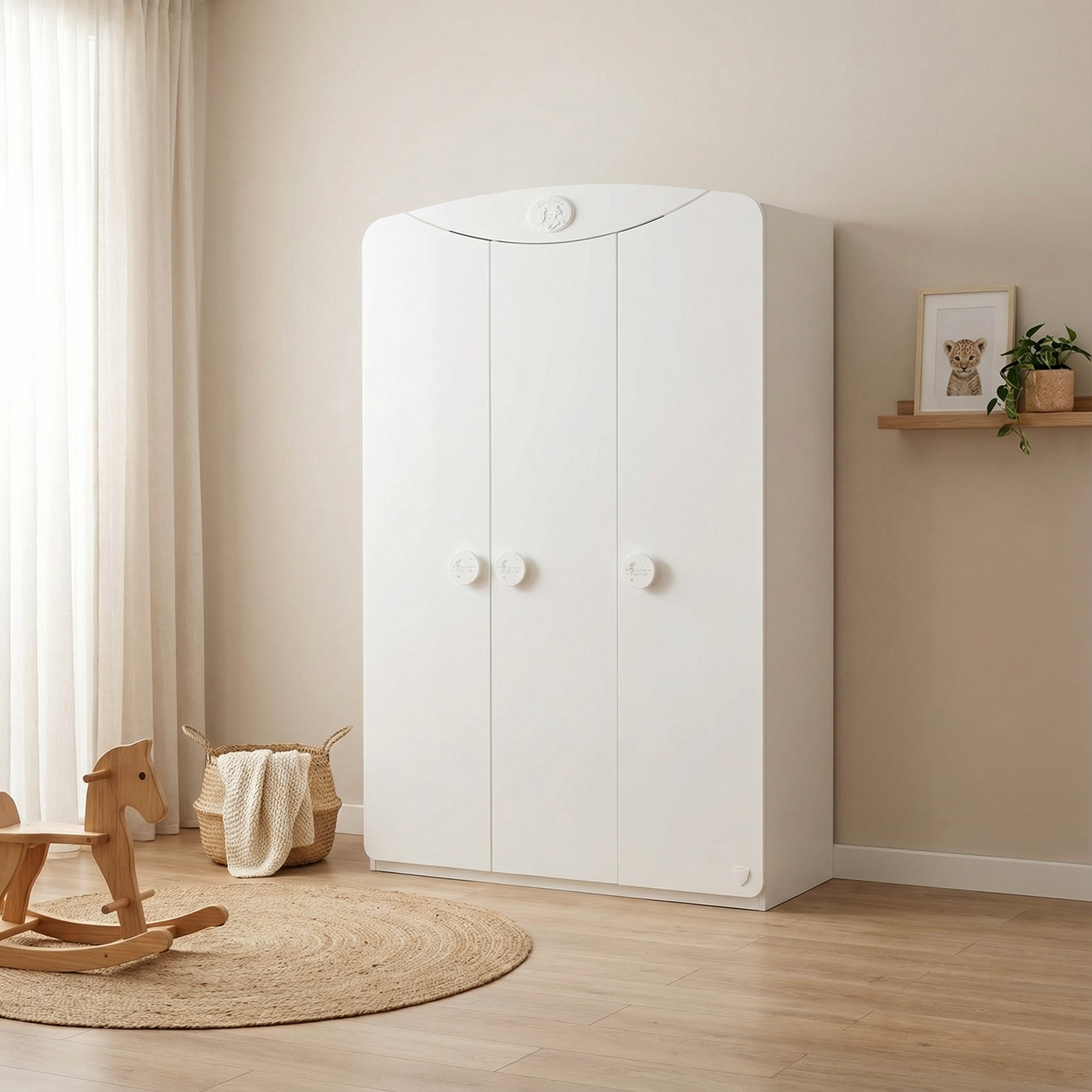 Kleiderschrank Baby Cotton 3-türig 6